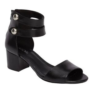MICHAEL Michael Kors Women’s Maisie Bock Heel Sandals in the Size 9M in Black